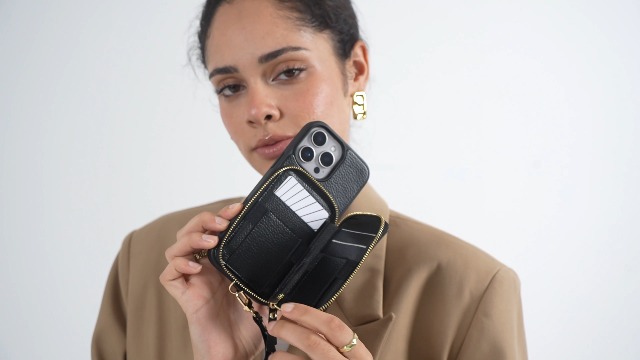 Amazon.com: ZVE Compatible with iPhone 16 Pro Wallet Case with